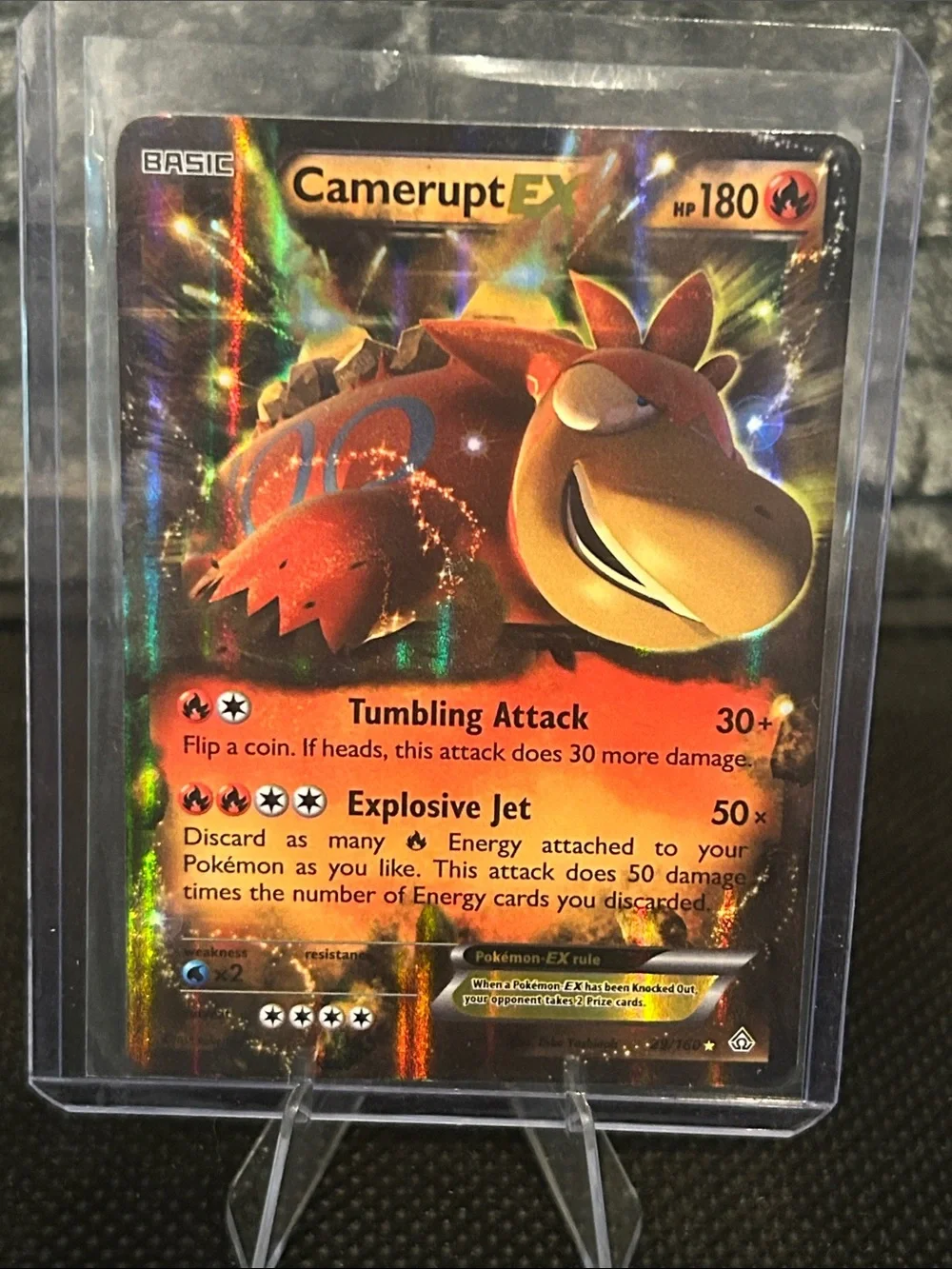 Pokemon holographic camerupt